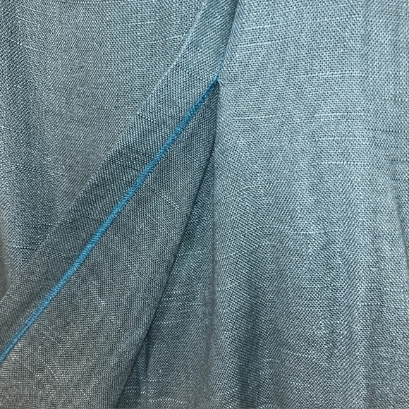 Vintage Coldwater Creek Linen Rayon Maxi Skirt Teal Size Large - Picture 4 of 9